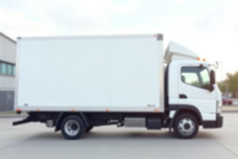Dependable medium-duty box truck for commercial deliveries